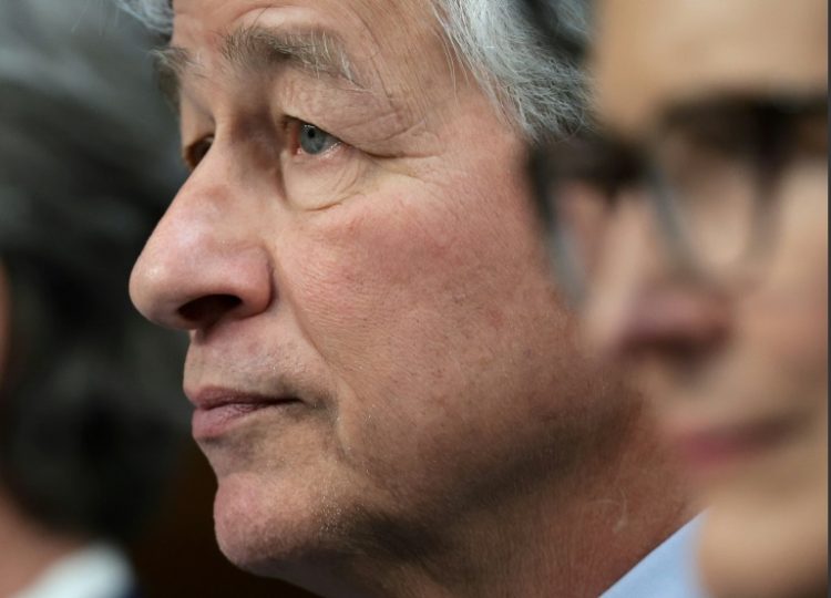 JP Morgan Chase boss Jamie Dimon said he remains concerned about the outlook for inflation. ©AFP