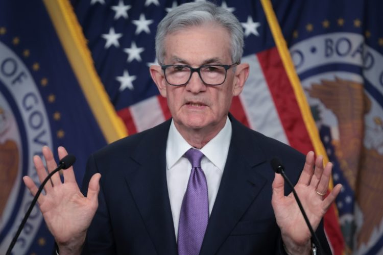 This week's calendar includes the Personal Consumption Index, a favorite inflation benchmark of the US Federal Reserve and Chair Jerome Powell. ©AFP