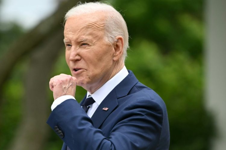 US President Joe Biden speaks about new actions to protect American workers and businesses from China's unfair trade practices at the White House on May 14, 2024. ©AFP