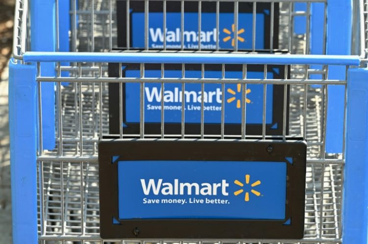 Walmart said profits were up thanks to more purchases from wealthier consumers and improved e-commerce sales. ©AFP