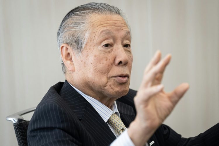 Rapidus chairman Tetsuro Higashi said it is 'becoming crucially important for Japan to build a very strong digital technology industry'. ©AFP