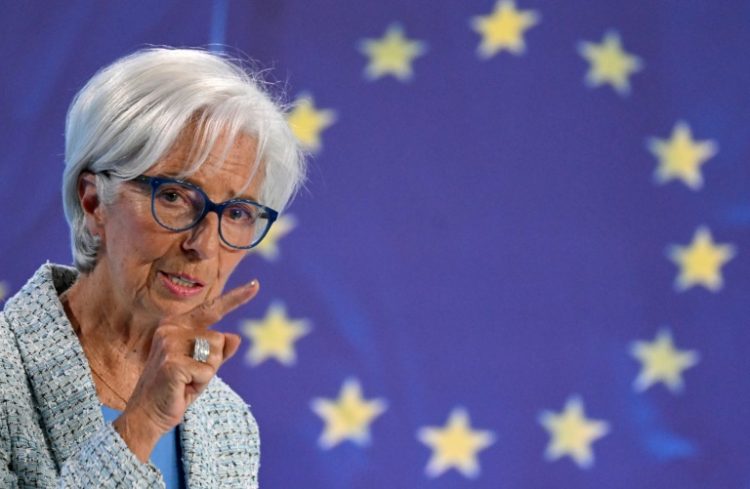 ECB president Christine Lagarde warned that the path of future rate cuts was 'very uncertain'. ©AFP