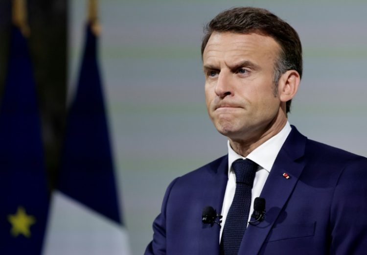 President Emmanuel Macron threw markets into turmoil by calling a snap election. ©AFP