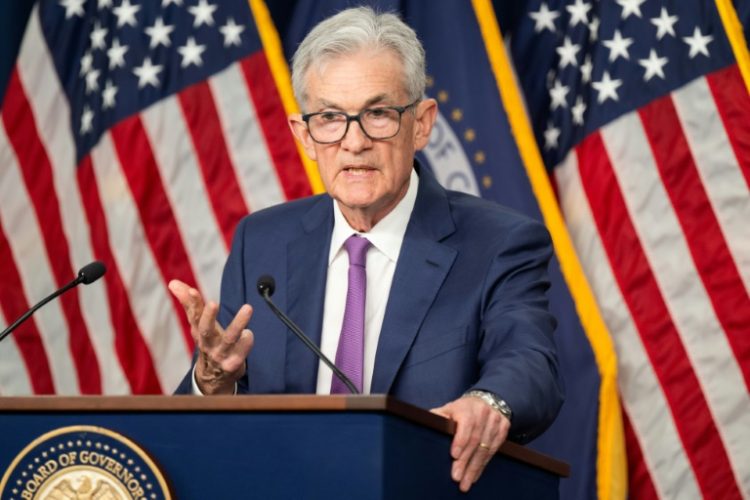 The Fed penciled in just one cut this year. ©AFP