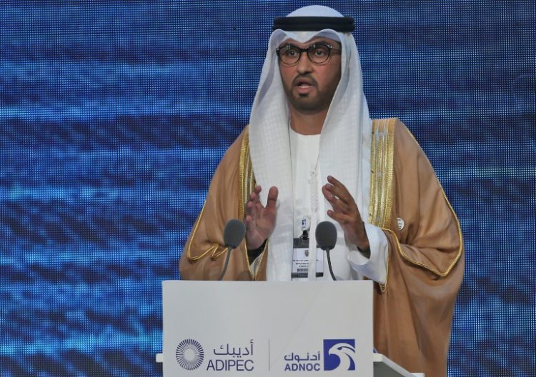 ADNOC is headed by Sultan Al Jaber, who chaired the UN's COP28 climate talks in Dubai last year. ©AFP