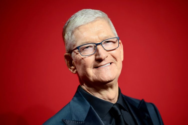 Apple chief executive Tim Cook has called generative AI a 'key opportunity' across the iPhone-maker's line of products. ©AFP