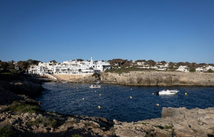 Binibeca Vell, a small whitewashed fishermen's village on Menorca, has become a major draw for visitors to Spain's Balearic Islands. ©AFP