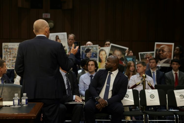 Boeing CEO Dave Calhoun apologized to loved ones of passengers killed in crashes of Boeing jets during an appearance on Capitol Hill. ©AFP