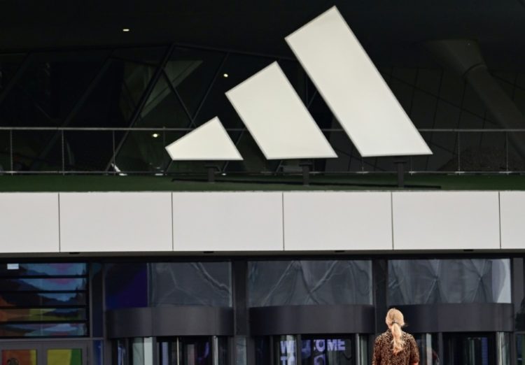 An anonymous letter sent to Adidas on June 7, allegedly written by staff in China, laid out 'potential leadership concerns' and allegations of 'compliance violations'. ©AFP