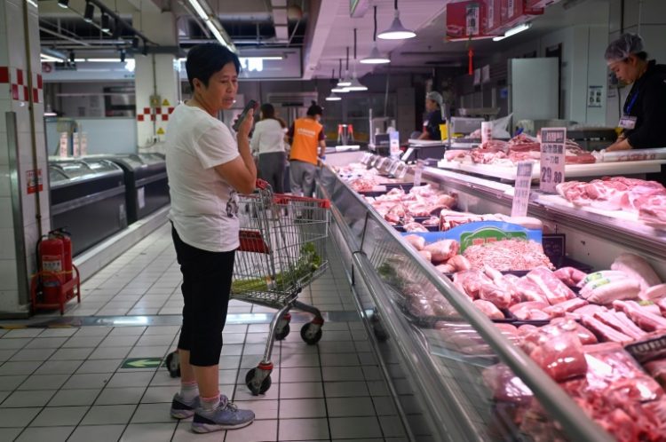 Pork is China's most popular meat and a staple of diets in the world's second most populous nation. ©AFP