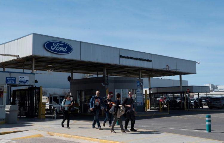 Last year, Ford cut around 1,100 jobs at its Valencia factory in eastern Spain. ©AFP