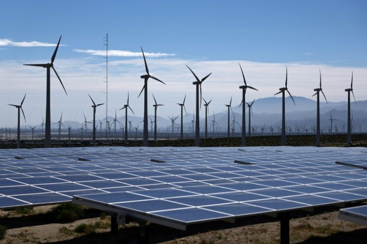 The power grids of the future will rely on better batteries to store excess renewable energy for when the sun isn't shining and the wind isn't blowing. ©AFP