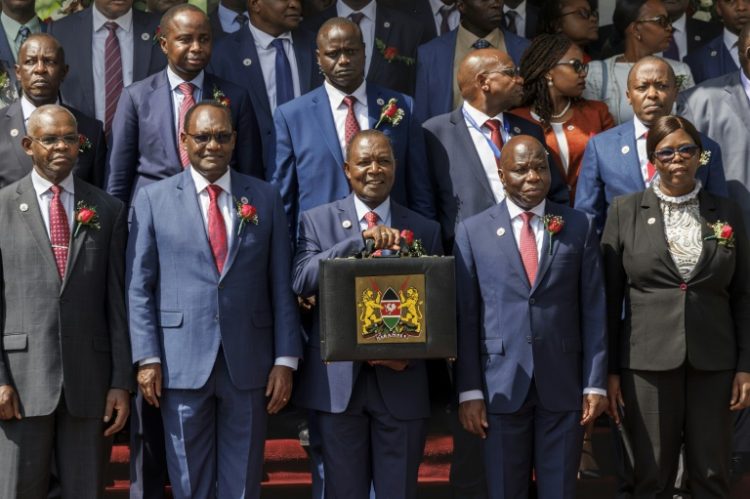 Kenya will raise taxes that will hit the financial services, manufacturing and retail sectors. ©AFP