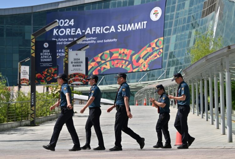 Seoul is hosting delegations from 48 African countries for a major summit this week. ©AFP