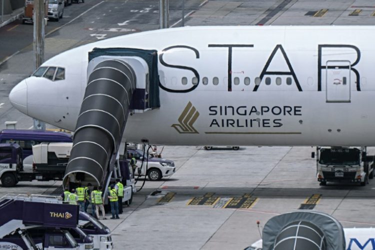 Several passengers were injured during violent turbulence on a Singapore Airlines flight from London in May 2024 which had to be diverted to Bangkok. ©AFP