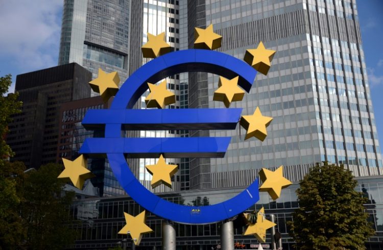 The euro has come under pressure owing to political uncertainty after a strong showing by far-right parties in EU polls and the calling of a snap parliamentary vote in France. ©AFP