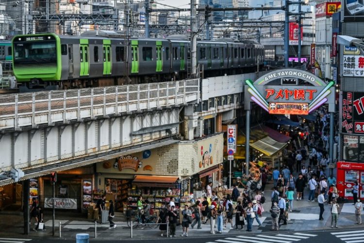 While the United States and other major economies have battled sky-high inflation in recent years, price rises in Japan have been less extreme. ©AFP