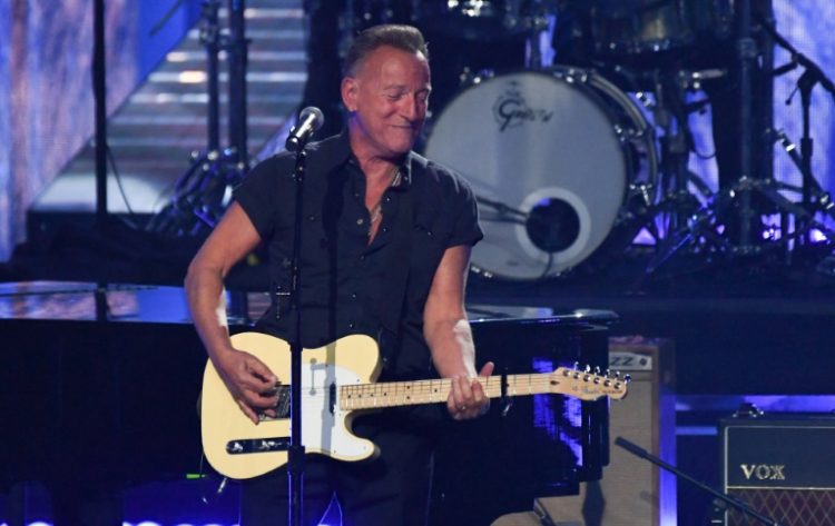 Bruce Springsteen performs during the annual Rock and Roll Hall of Fame Induction Ceremony in November 2022. ©AFP