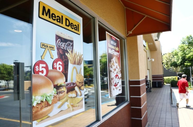 McDonald's is extending a special $5 meal package in the United States as it redoubles efforts to win back inflation-weary consumers . ©AFP