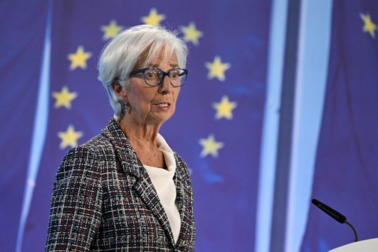 European Central Bank President Christine Lagarde said the ECB's next rate decision in September is 'wide open'. ©AFP