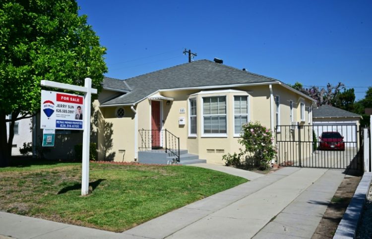 Sales of previously owned homes in the United States slipped 5.4 percent in June, according to National Association of Realtors data. ©AFP