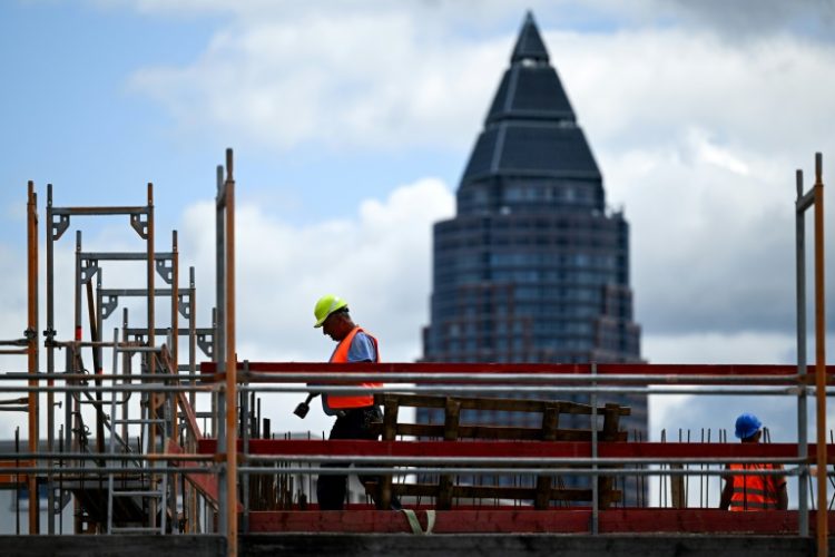 Investment in equipment and construction declined in Germany in the second quarter. ©AFP