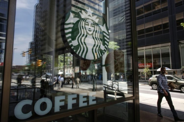 Starbucks named Chipotle's boss as its new CEO, with current chief executive Laxman Narasimhan stepping down just over a year in the role. ©AFP