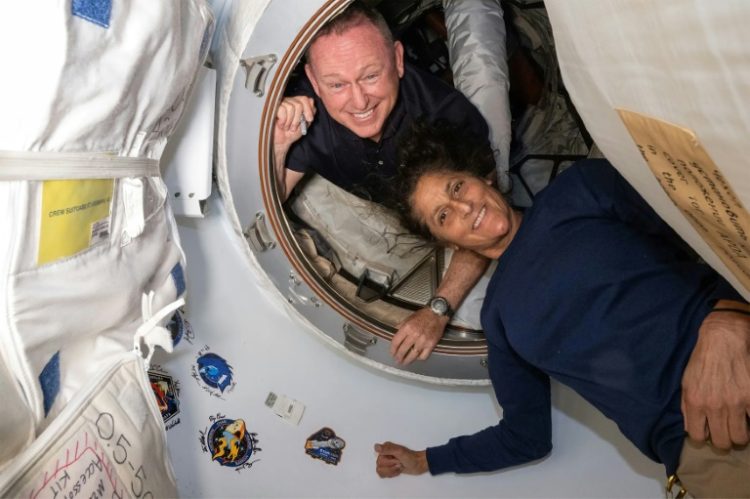 Barry 'Butch' Wilmore and Sunita 'Suni' Williams were originally scheduled to spend a little more than a week aboard the ISS. ©AFP