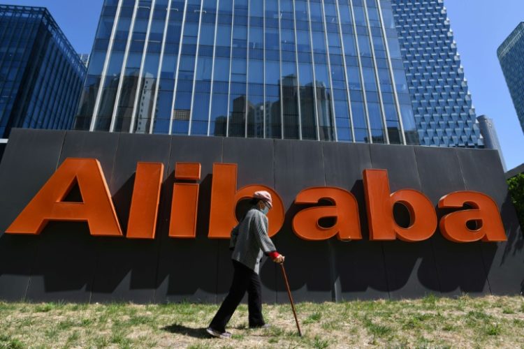 Chinese e-commerce giant Alibaba reported a 29 percent fall in quarterly profit on August 15, 2024, as it battles sluggish consumption during an economic slowdown. ©AFP