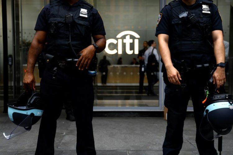 Enraged by Citi's involvement in polluting bisinesses, activists have unleashed a campaign of protests. ©AFP