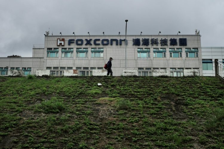 Foxconn's profits have been boosted by demand for artificial intelligence technology. ©AFP