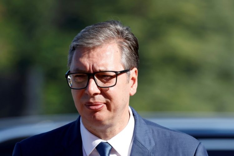 Serbian President Aleksandar Vucic said the Rafael deal would be a 'huge contract' for this country. ©AFP