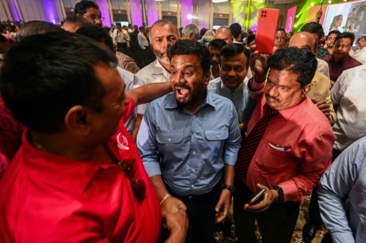 National People's Power (NPP) presidential candidate Anura Kumara Dissanayake  . ©AFP