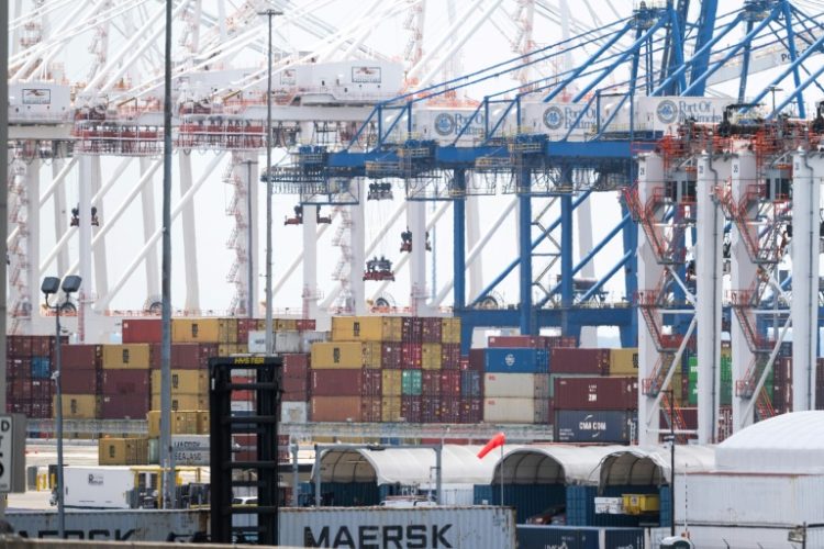 The moves does include some reprieve for port operators on Chinese cranes. ©AFP