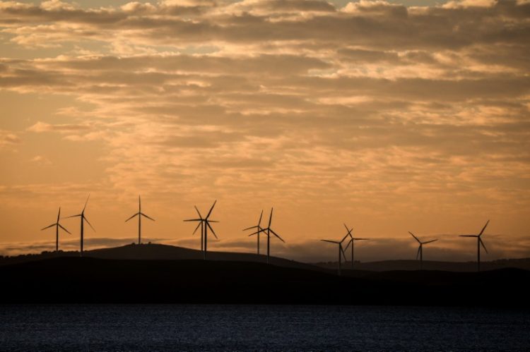 Winds exceeding 150 kilometres (93.2 miles) per hour in Australia's southeast almost doubled the usual wind generation. ©AFP