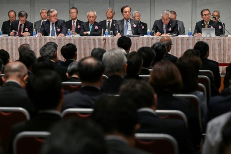 Members of the Japan Business Federation joined US groups to pen the letter to Janet Yellen. ©AFP