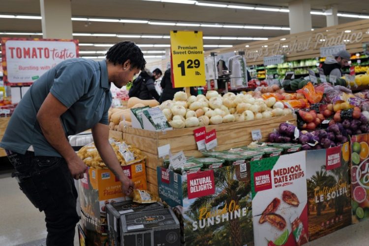 US consumer inflation data may provide clues about the size of an expected Federal Reserve rate cut next week. ©AFP