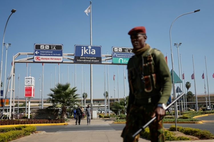 Jomo Kenyatta International Airport (JKIA) is one of Africa's busiest transport hubs . ©AFP