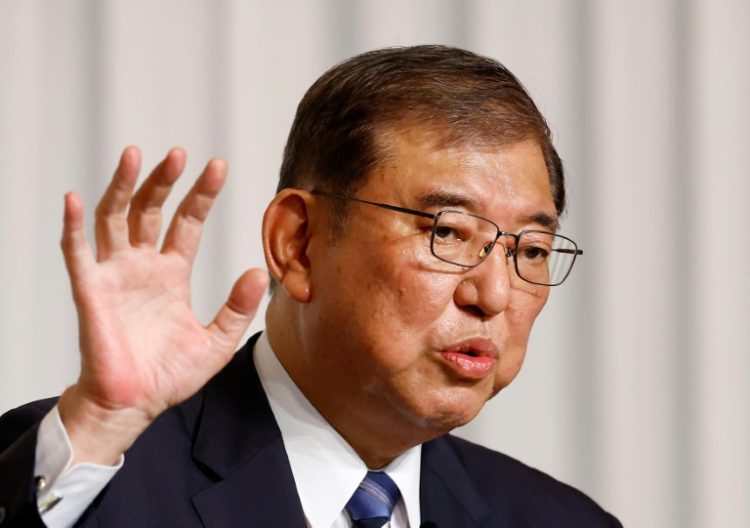 Japanese reports said incoming prime minister Shigeru Ishiba is set to call snap elections for the end of October. ©AFP