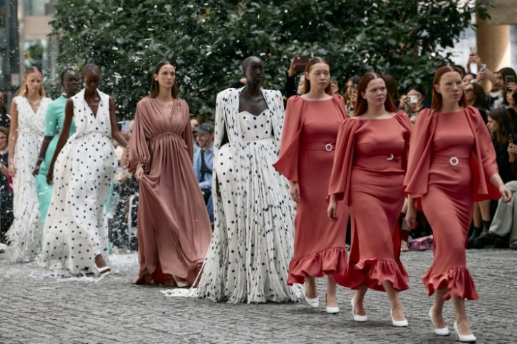 Edeline Lee presented her spring-summer 2025 collection at London Fashion Week. ©AFP