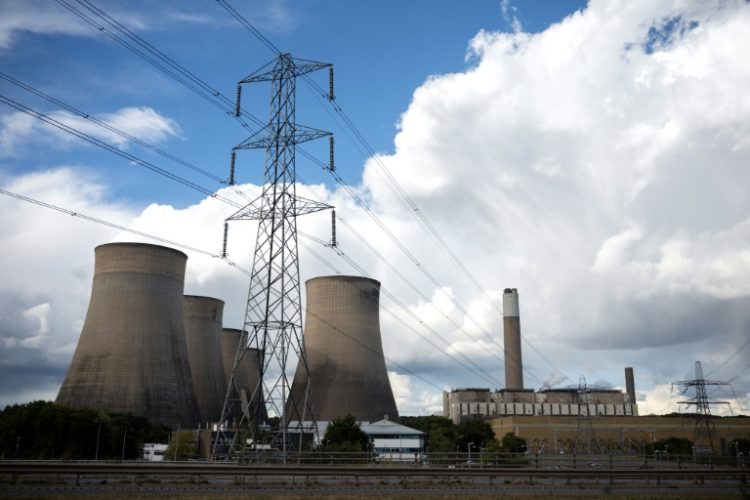 The Ratcliffe-on-Soar power station, between Derby and Nottingham in central England, is due to close on September 30. ©AFP