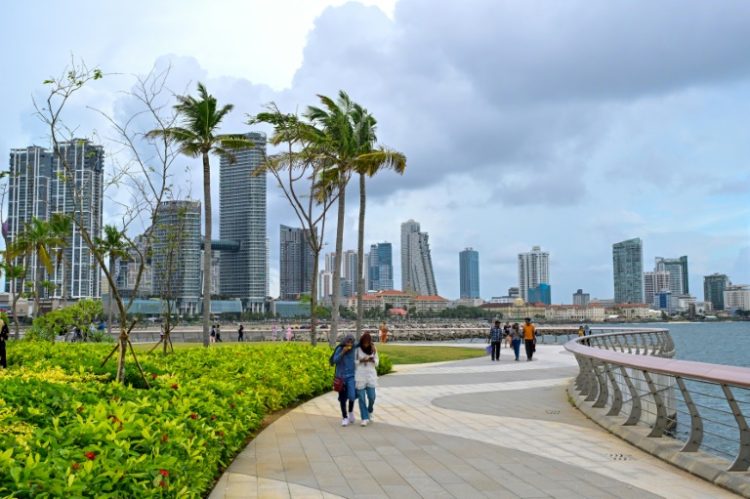 The Colombo Port City development is billed as the 'gateway to Asia'. ©AFP