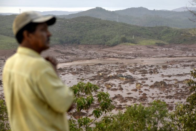 The 2015 collapse of the dam at an iron ore mine in Brazil caused an environmental disaster. ©AFP