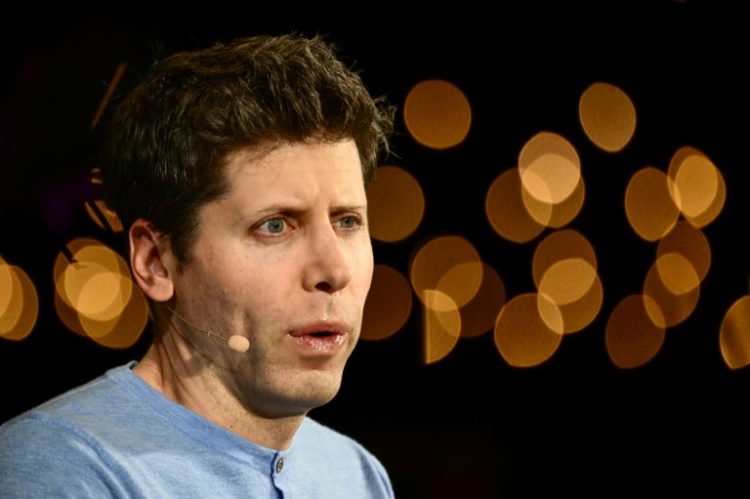 Sam Altman, CEO of OpenAI, is seen by some as the next Steve Jobs or Bill Gates. ©AFP