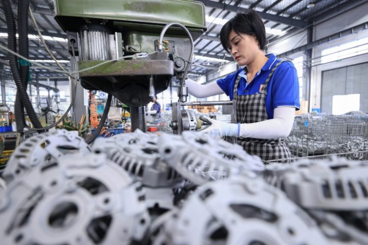 China reported better-than-expected manufacturing data for October. ©AFP