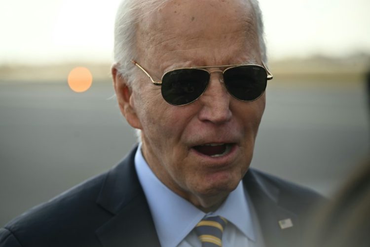 US President Joe Biden signed an executive order in August 2024 that allowed for new curbs on US investment in Chinese tech firms working on sensitive technology. ©AFP