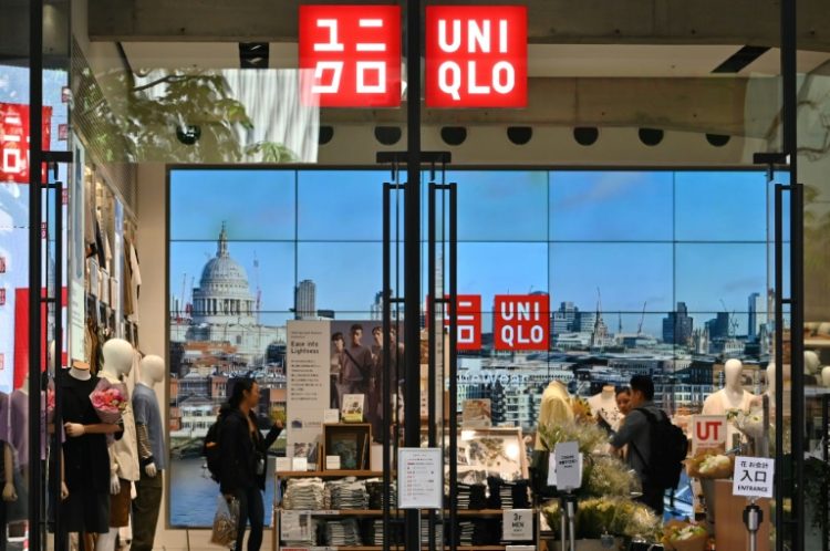 Fast Retailing said 'buoyant demand from overseas visitors also contributed to the increase in Uniqlo Japan revenue'. ©AFP