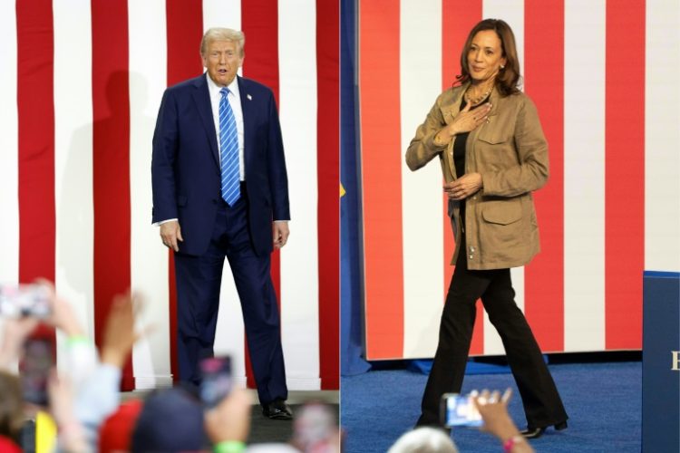 Whoever wins next month's election between Donald Trump and Kamala Harris is expected to maintain pressure on China. ©AFP