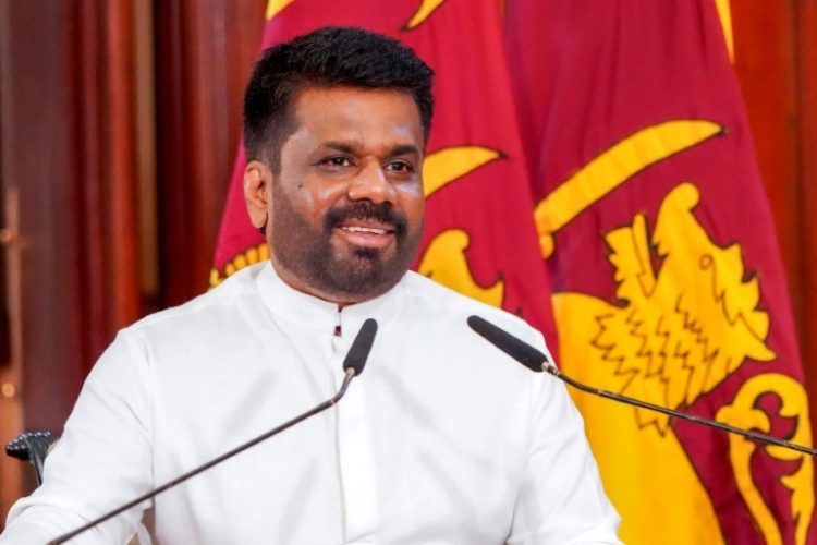 Anura Kumara Dissanayake won Sri Lanka's September 21 election promising to reverse steep tax hikes and to renegotiate the IMF bailout. ©AFP