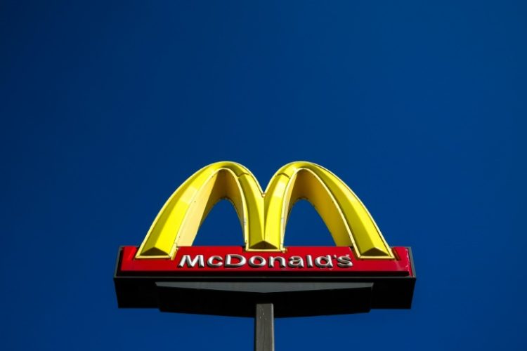 The McDonald's logo is pictured in front of a store in Dearborn, Michigan. ©AFP